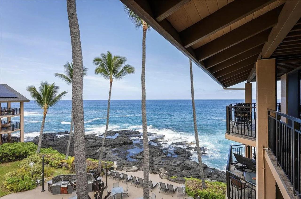 Ferienwohnung Oceanfront Penthouse With Loft Kailua-Kona Exterior foto